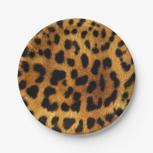 Assiettes En Carton poster de animal de safari chic et chic