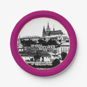 Assiettes En Carton Prague, Cathédrale, Château - Czechia (Party) Pa