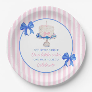 Assiettes En Carton Premier Anniversaire Chinoiserie Ruffle Cake Bows