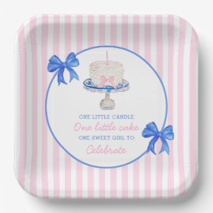 Assiettes En Carton Premier Anniversaire Chinoiserie Ruffle Cake Bows