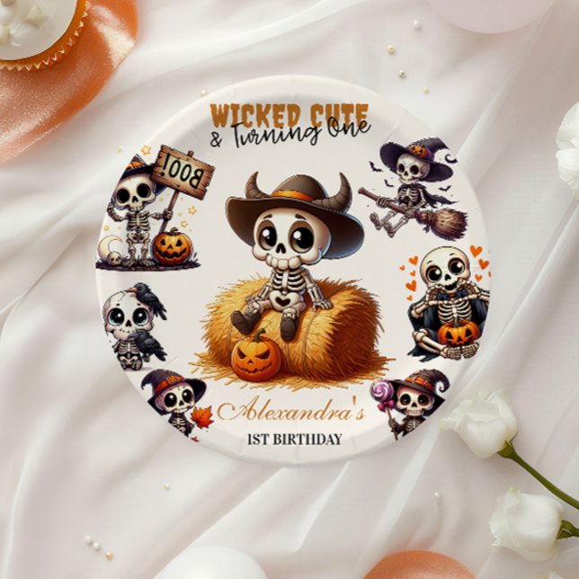 Assiettes En Carton Premier anniversaire de l'Halloween occidentale à  (Créateur téléchargé)