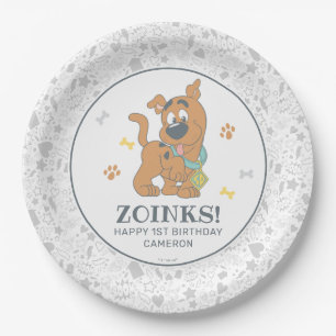 Assiettes En Carton Premier anniversaire de Scooby-Doo