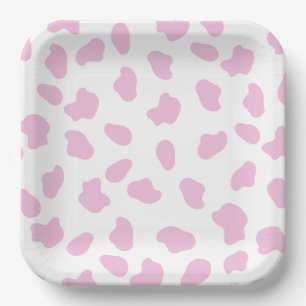 Assiettes En Carton Premier Rodéo rose fille fille anniversaire