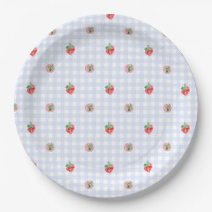 Assiettes En Carton Première aquarelle de Preppy Berry Birthday Strawb