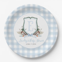 Préppy Southern Blue Boy Duck Baby shower