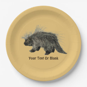 Assiettes En Carton Prickly Porky