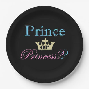 Assiettes En Carton Prince ou princesse ?
