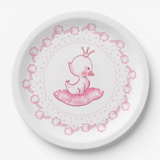 Assiettes En Carton Princess Duck (Devant)