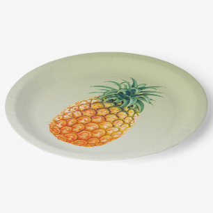 Assiettes En Carton Princesse aux ananas