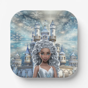 Assiettes En Carton Princesse de Glace