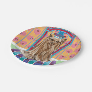 Assiettes En Carton Princesse héritière Yorkie