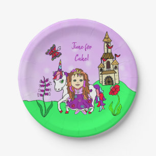 Assiettes En Carton Princesse personnalisée et fête d'anniversaire de