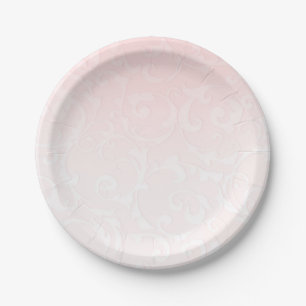 Assiettes En Carton Princesse Rose Livre de Contes Soie Élégant Mariag
