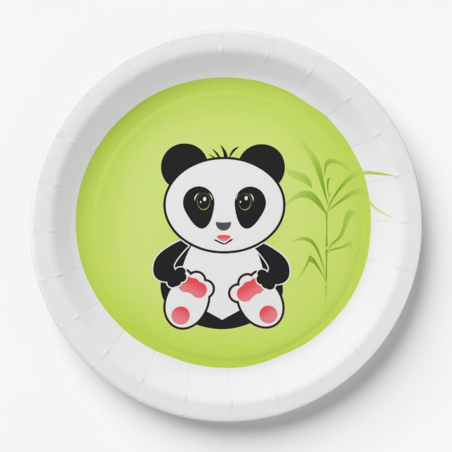Assiettes En Carton Printemps (Devant)