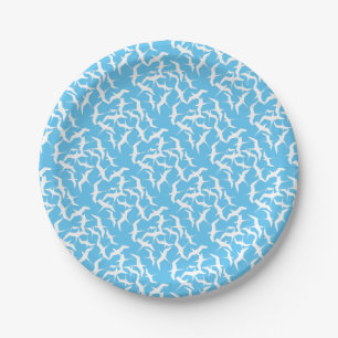 Assiettes En Carton Produit à motif d'oiseaux volants magnifiques