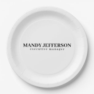Assiettes En Carton Professionnel élégant moderne minimaliste ajouter