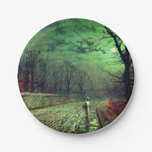 Assiettes En Carton Promenade au clair de lune