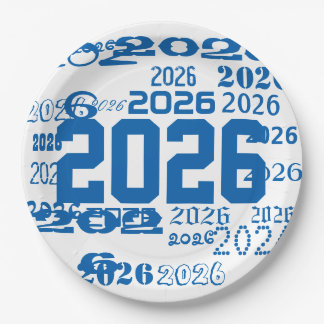 Assiettes En Carton Promotion 2026 Motif de fin d'études Année de fin 