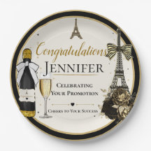 Promotion de vaisselle jetable de Paris
