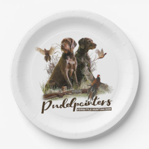 Assiettes En Carton Pudelpointers, Chasse faisan