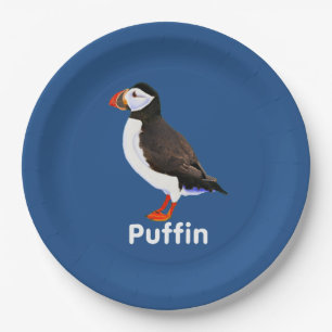 Assiettes En Carton Puffin de l'Atlantique