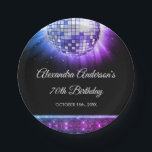 Assiettes En Carton Purple 70th Birthday Party 70's Disco Ball<br><div class="desc">Ajoutez une touche de nostalgie vibrante à vos célébrations du 70e anniversaire avec nos Plaques en papier Disco Ball 70th Birthday Party 70's Purple. Ces assiettes sont conçues pour capter l'énergie et le plaisir de l'ère disco, ce qui en fait le choix idéal pour un billard rétro ou tout événement...</div>