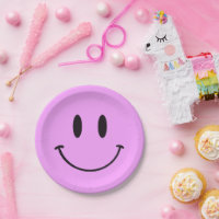 Purple Smiley One Happy Dude/Gal 1er anniversaire