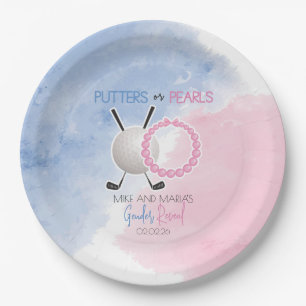 Assiettes En Carton Putters ou perles Parti de la révélation de genre