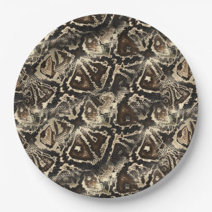 Assiettes En Carton Python Skin