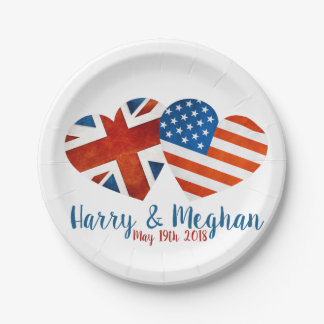 Assiettes En Carton Quand Harry a rencontré Meghan