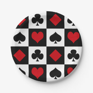 Assiettes En Carton Quatre combinaisons de cartes