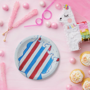 Assiettes En Carton Queen Elizabeth II Jubilee Platinum Angleterre Roy