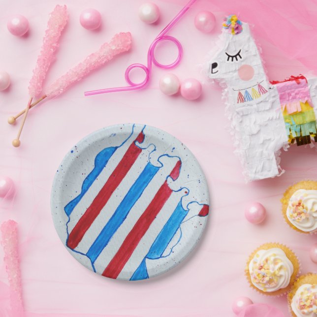 Assiettes En Carton Queen Elizabeth II Jubilee Platinum Angleterre Roy (Fête)