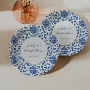 Assiettes En Carton Quelque chose de bleu impression de chinoiserie ma