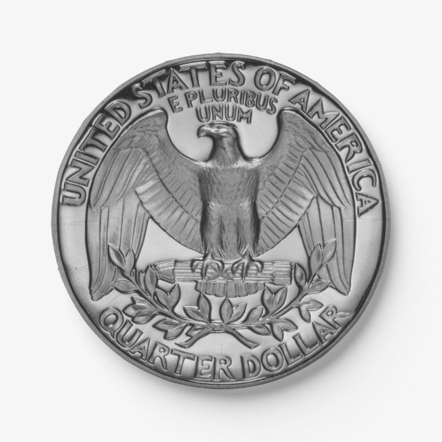 Assiettes En Carton Queues quartes de plaques à papier (Devant)