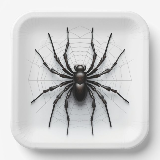 Assiettes en carton  Radiant Arachnids (Recto)