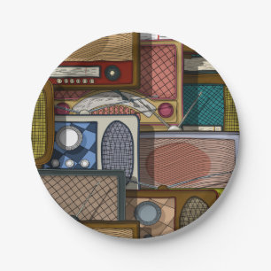 Assiettes En Carton Radios vintages