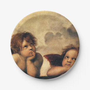 Assiettes En Carton Raphael - Anges 1512