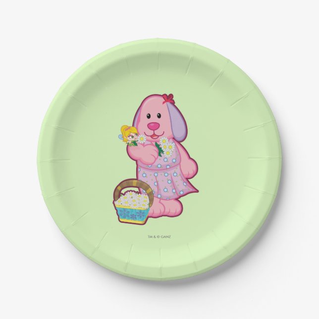 Assiettes En Carton Rassemblement des fleurs avec Melanie (Devant)