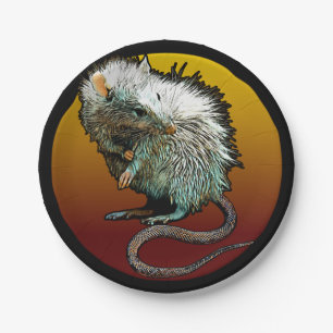 Assiettes En Carton Rat Boi