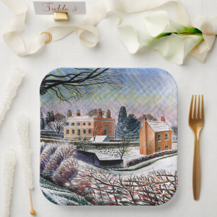 Assiettes En Carton Ravilier - Vicarage en hiver