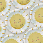 Assiettes En Carton Ray of Sunshine Nuages Baby shower neutre<br><div class="desc">Conçu pour correspondre à ma collection de baby showers Sunshine. Doté d'un soleil aquarelle avec des nuages roses doux et l'en-tête "Notre petite pluie de soleil" dans une typographie manuscrite. Si vous avez besoin d'une autre couleur ou d'une pièce supplémentaire qui n'est pas dans la collection, veuillez me le faire...</div>
