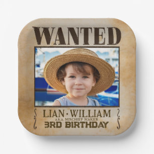 Assiettes En Carton RECHERCHÉ ! Pirates fête d'anniversaire Plaques pa