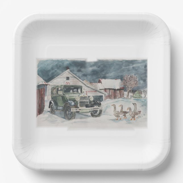 Assiettes En Carton Refusé (Recto)