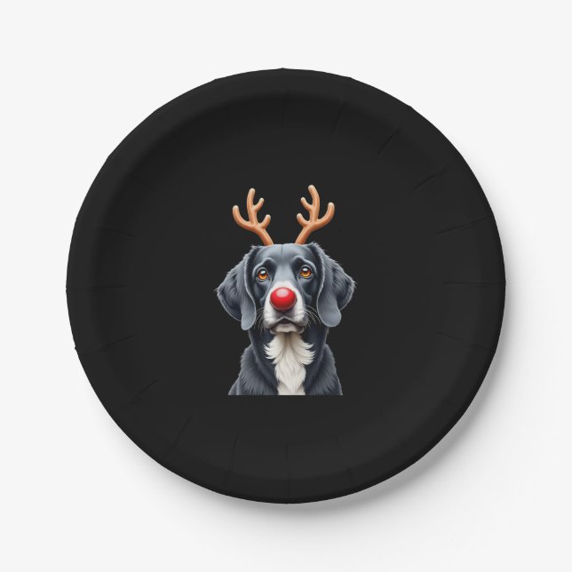 Assiettes En Carton Reindeer Great Dane Christmas Great Dane Dog Mom D (Devant)