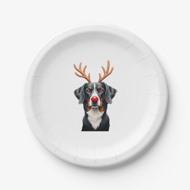 Assiettes En Carton Reindeer Great Dane Christmas Great Dane Dog Mom D (Devant)