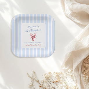 Assiettes En Carton Rencontrez-moi dans la Bachelorette Hamptons