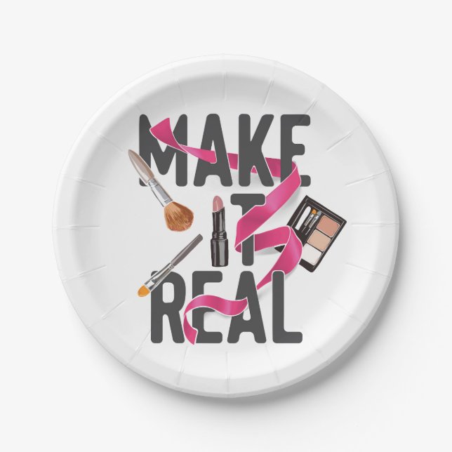 Assiettes En Carton Rendez-le vrai (Devant)