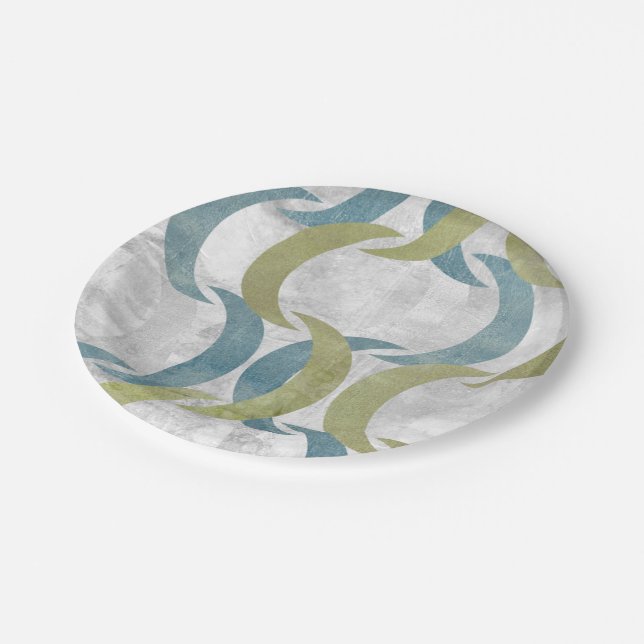 Assiettes En Carton Répétition géométrique III (Angle)