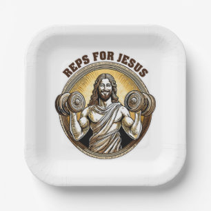 Assiettes En Carton Reps pour Jésus